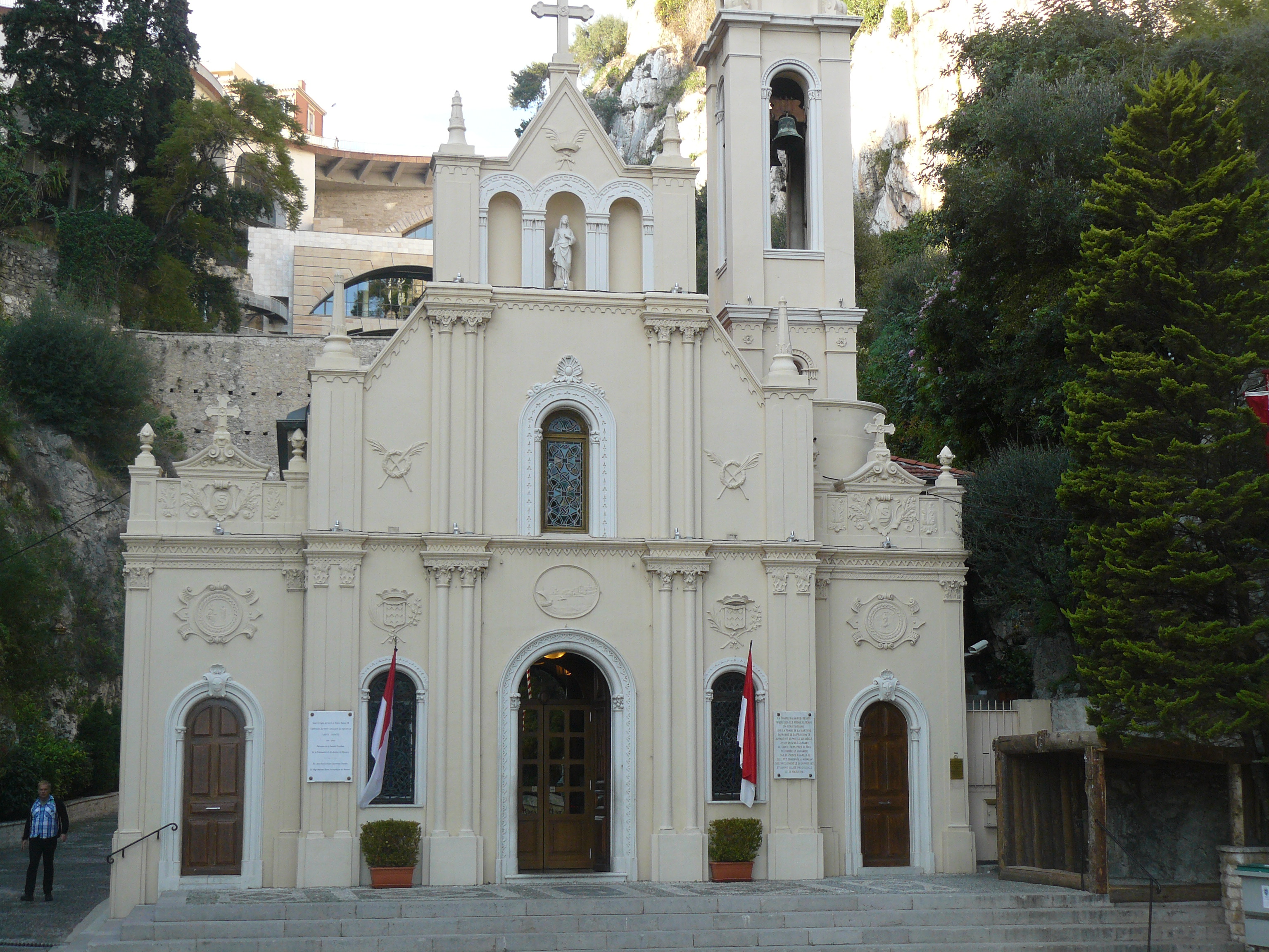 Monaco: la Chiesa di Santa Devota dedicata alla santa protettrice del Principato e della famiglia Grimaldi