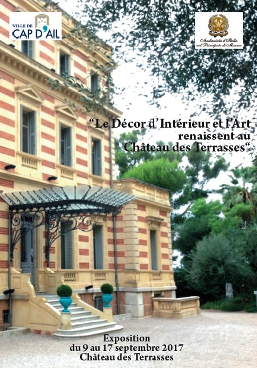 Arte ed arredamento “made in Italy” a settembre al Château des Terrasses di Cap d'Ail