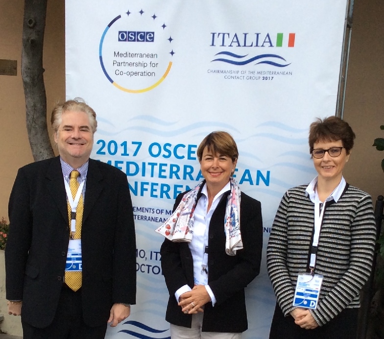 Conferenza Osce a Palermo del 24-25 Ottobre 2017, la delegazione monegasca
