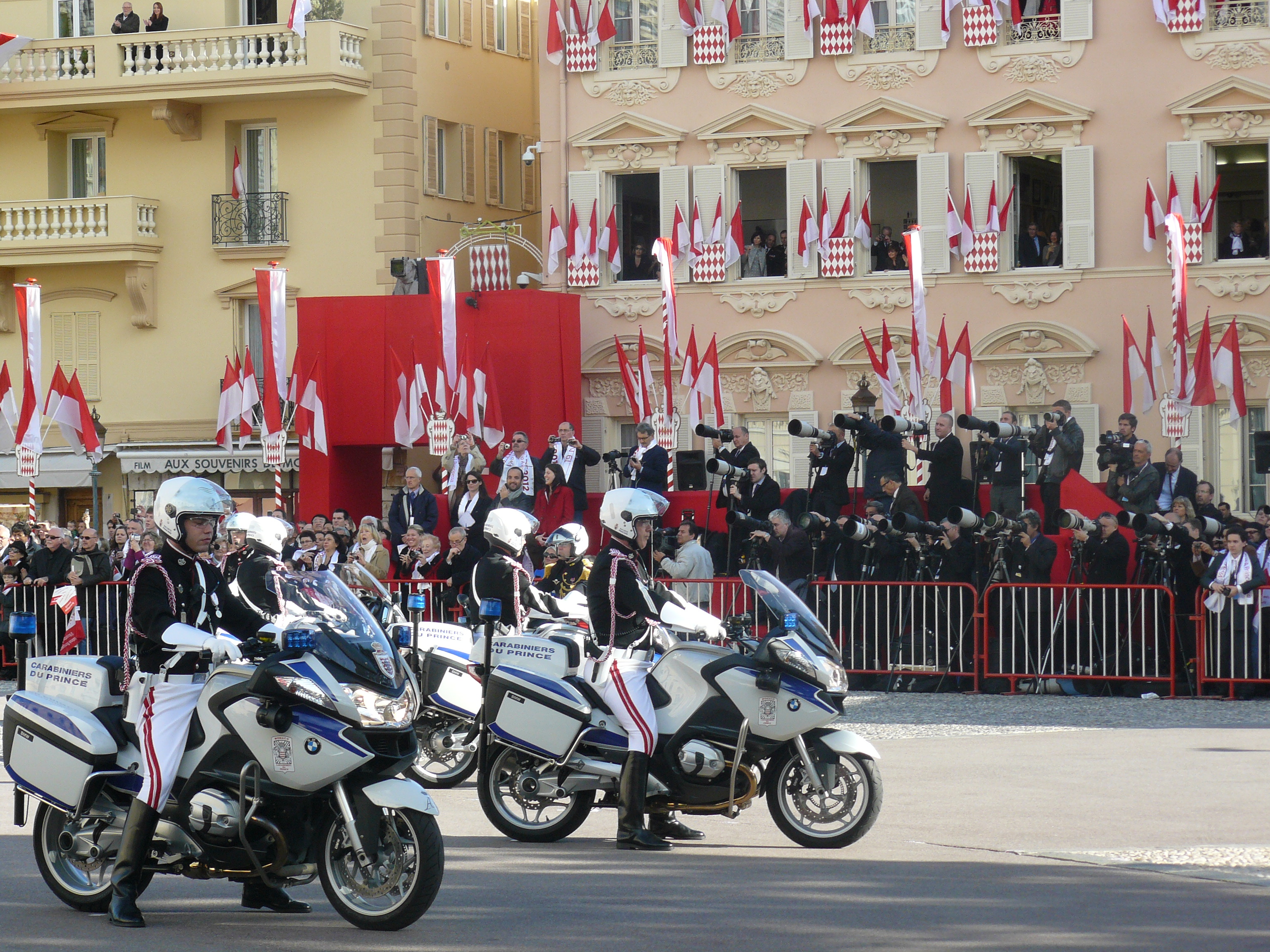 Monaco: un momento della Festa Nazionale monegasca