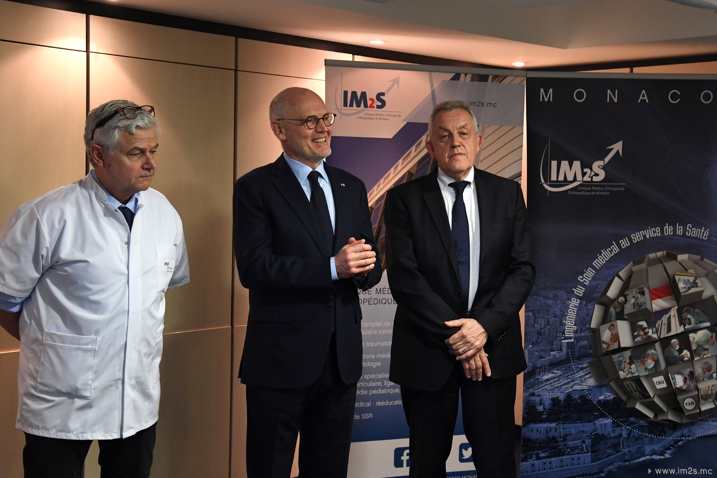Visita del Ministro di Stato Telle all'Istituto Monegasco di Medicina dello Sport IM2S Ft.©Manuel Vitali Dir. de la Communication