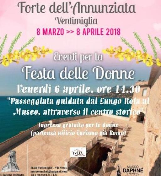 Museo in Rosa: Continua la Festa delle Donne a Ventimiglia (programma della settimana conclusiva)