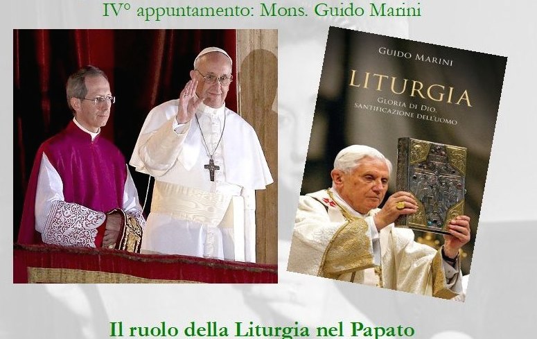 Monsignor Guido Marini Maestro delle Celebrazioni Liturgiche di Papa Francesco a Ventimiglia
