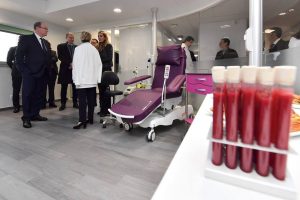 Monaco: Inaugurazione del Nuovo Laboratorio e del Centro per la Trasfusione di Sangue del C.H.P.G.