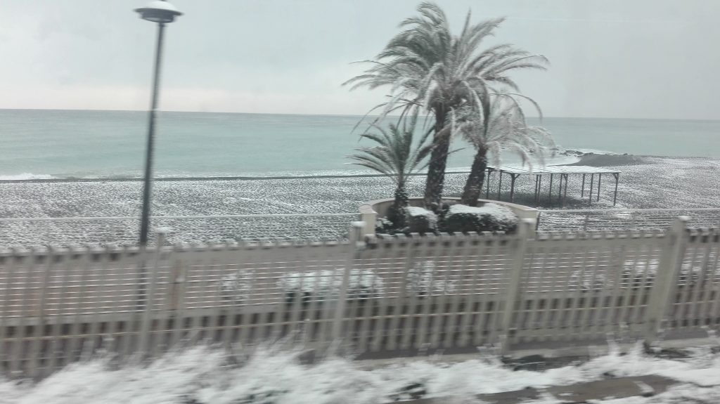 Un Anno fa la Neve Nella Riviera Ligure e Costa Azzurra