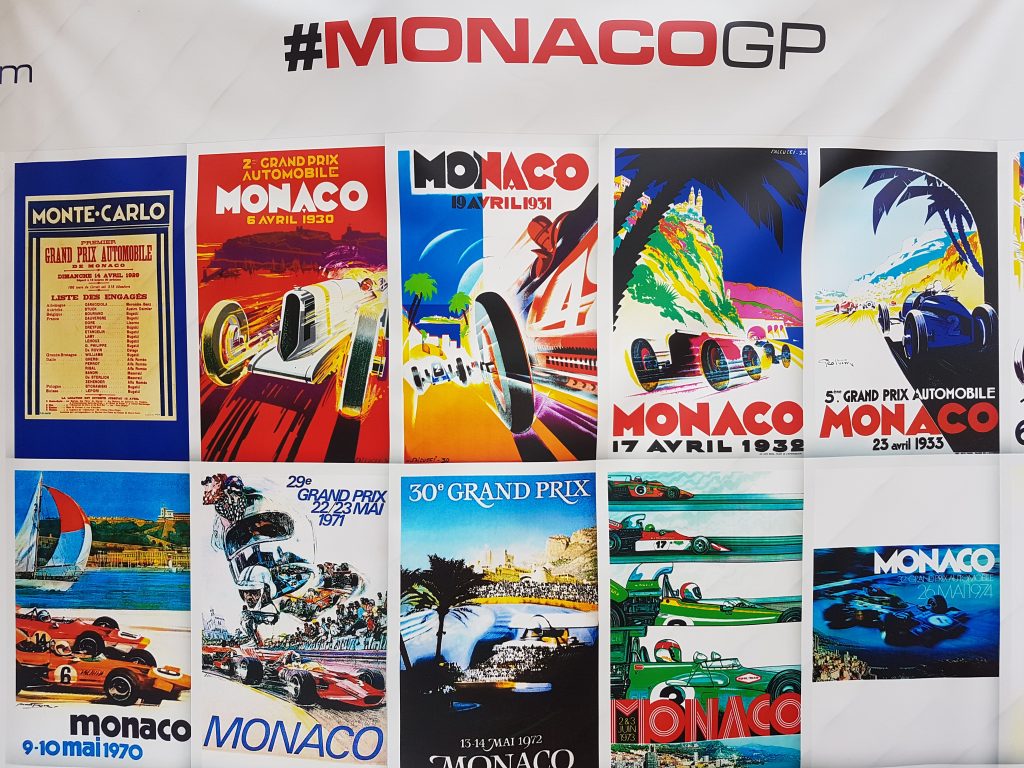 I Francobolli e le Locandine del GP di Monaco