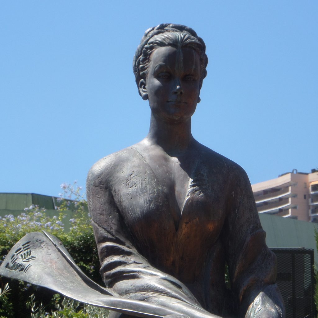 Statua della Principessa Grace a Monte Carlo