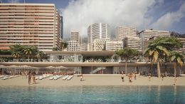 Al Via i Lavori nell'Esclusiva Spiaggia di Larvotto Firmati Renzo Piano - Michel Desvigne