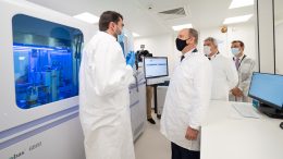 Laboratorio P3 Inaugurato dal Principe Alberto per i Tamponi PCR