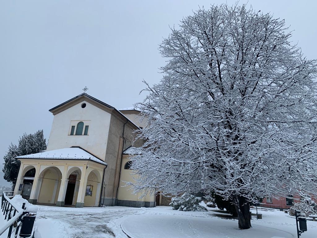 Neve  a Cuneo 28 Dicembre 2020