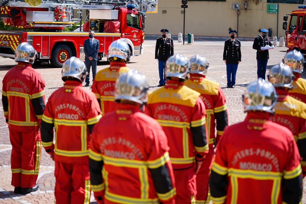 Cerimonia dei Pompieri del Principato di Monaco