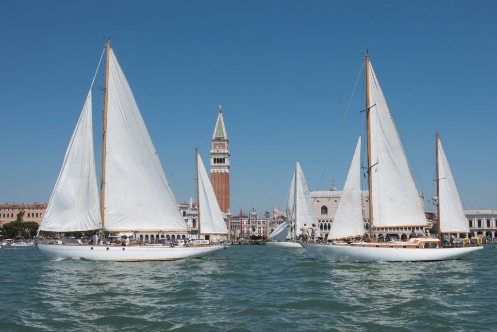 Le Vele d'Epoca nella Laguna di Venezia col Trofeo Principato di Monaco