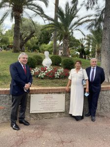 Il Busto della Principessa Eugenia Inaugurato a Monaco dal Principe Alberto alla Presenza di Jean-Christophe Napoléon