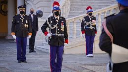 Martial Pied alla Testa del Corpo dei Carabinieri del Principe di Monaco