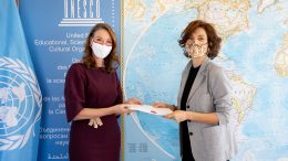 Presentazione delle Lettere Credenziali della Nuova Ambasciatrice di Monaco presso l'UNESCO