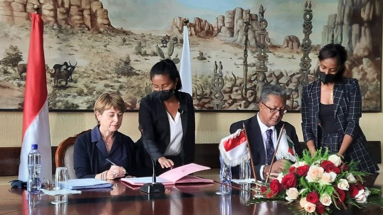 Firma di un Accordo Quadro di Cooperazione tra Monaco e Madagascar