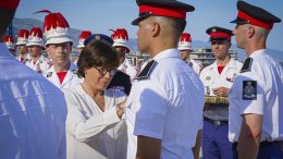 Stéphanie di Monaco Consegna le Insegne del Corpo dei Carabinieri del Principe a 10 Allievi