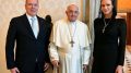 I Principi Alberto e Charlène di Monaco in Udienza Privata da Papa Francesco
