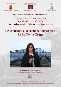 Ventimiglia: Raffaella Griggi a La Stampa al Museo