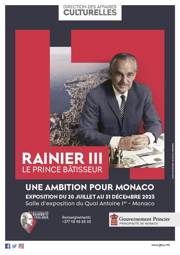Mostra Ranieri III, Principe Costruttore Manifesto