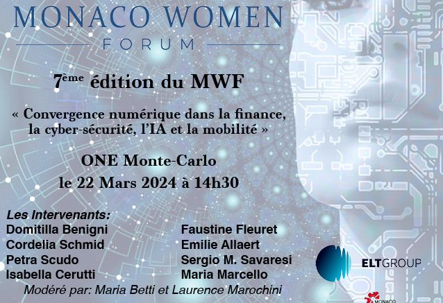 In Arrivo il Monaco Women Forum 2024 e il Premio Monte Carlo Donna dell'Anno